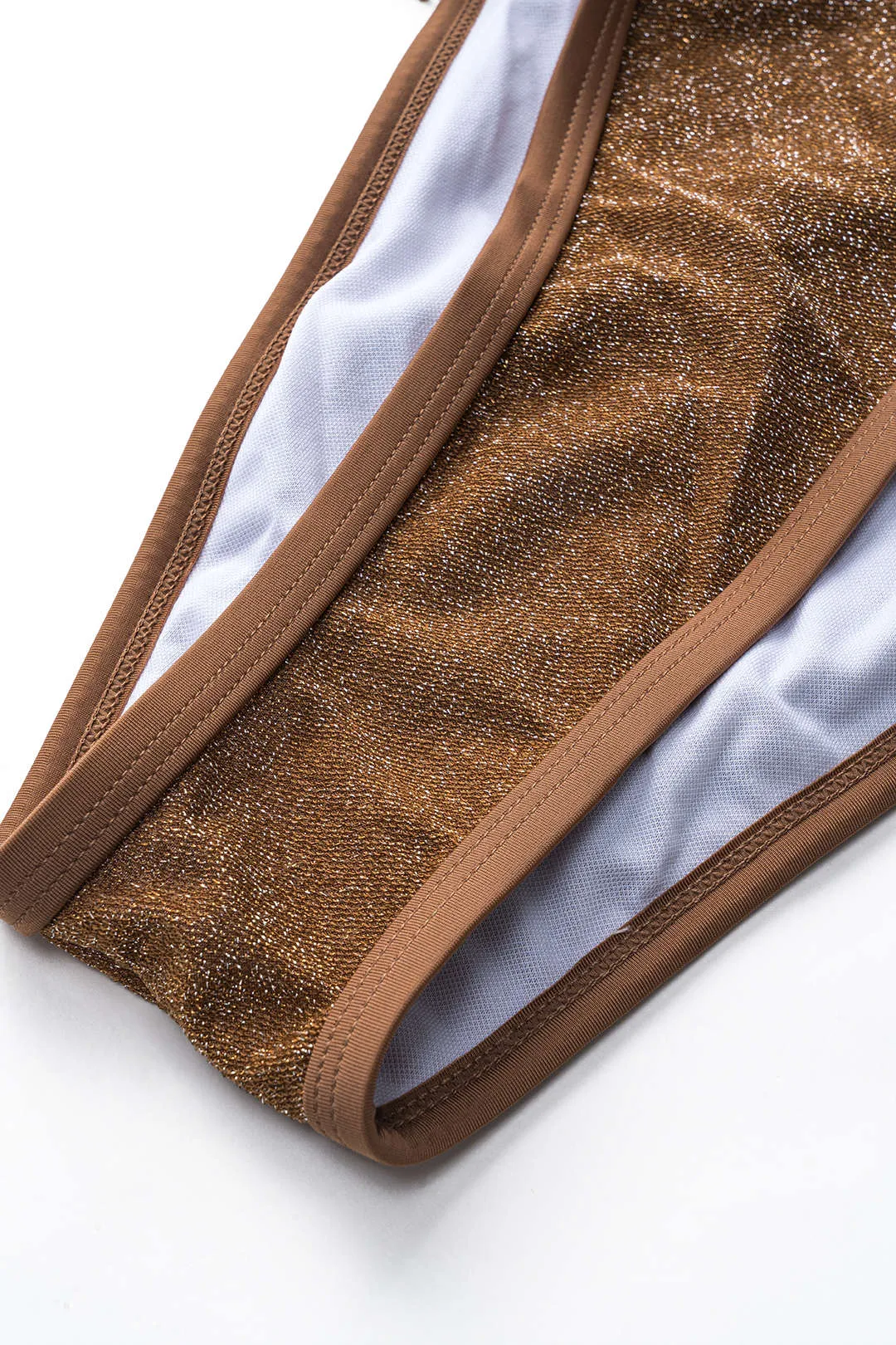 Plus størrelse ruched binding bikini sæt sold by Micas product image thumbnail 4