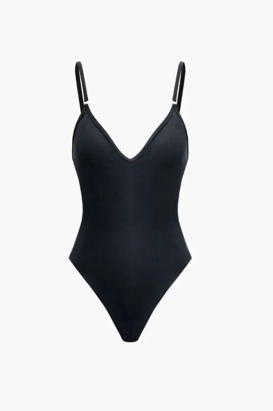 Tummy Control Backless Slip Swimsuit sold by Micas