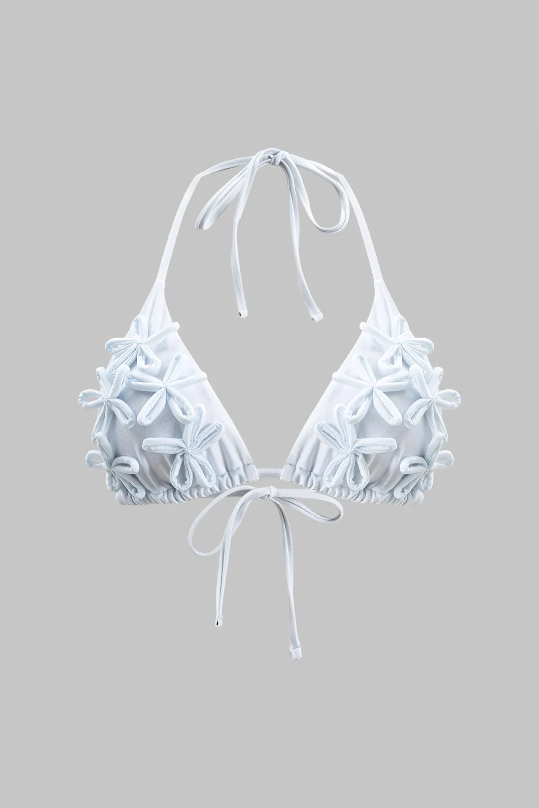 RUCHED 3D Floral Strappy Bikini Set sold by Micas product image thumbnail 2