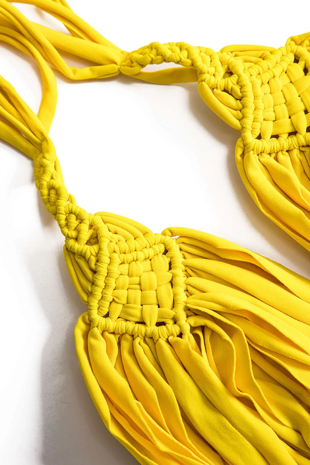 Ruched Tie Back Strappy Bikini Set sold by Micas product image thumbnail 3