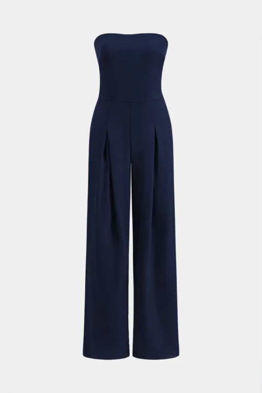 Ruched bred ben stropløs jumpsuit sold by Micas