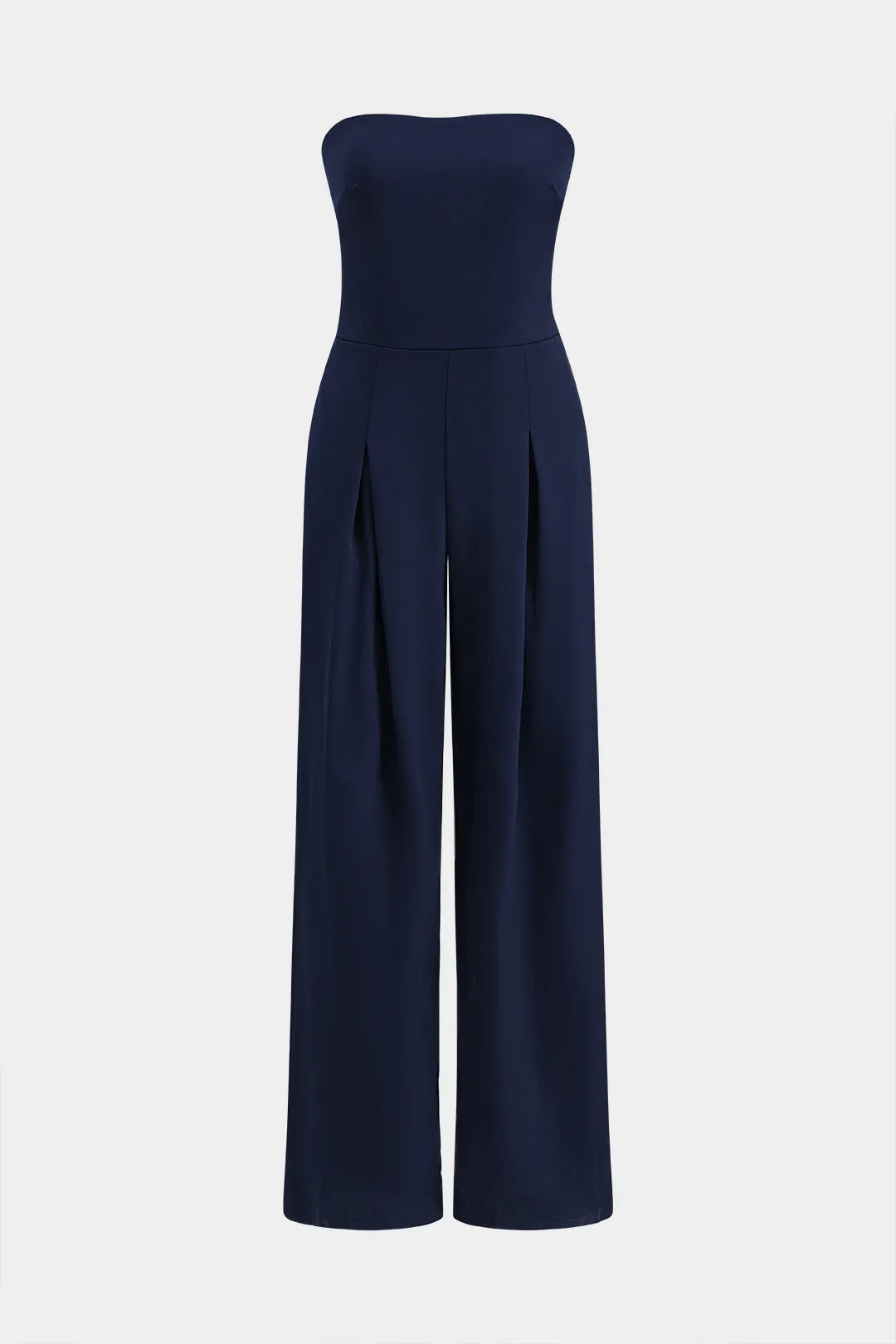 Ruched bred ben stropløs jumpsuit sold by Micas