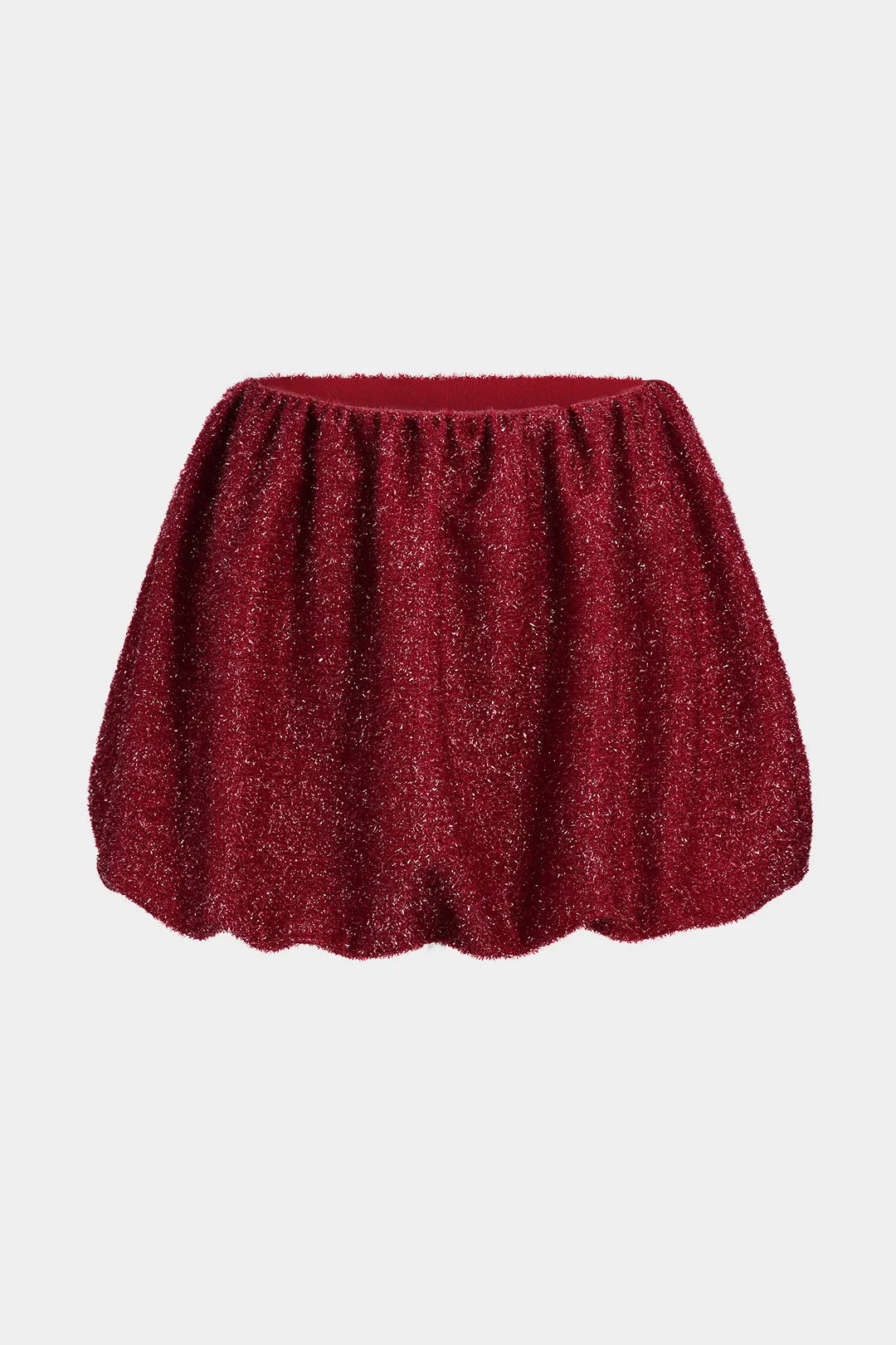 Glitter tank top og ruched lynlås nederdel sæt sold by Micas product image thumbnail 4