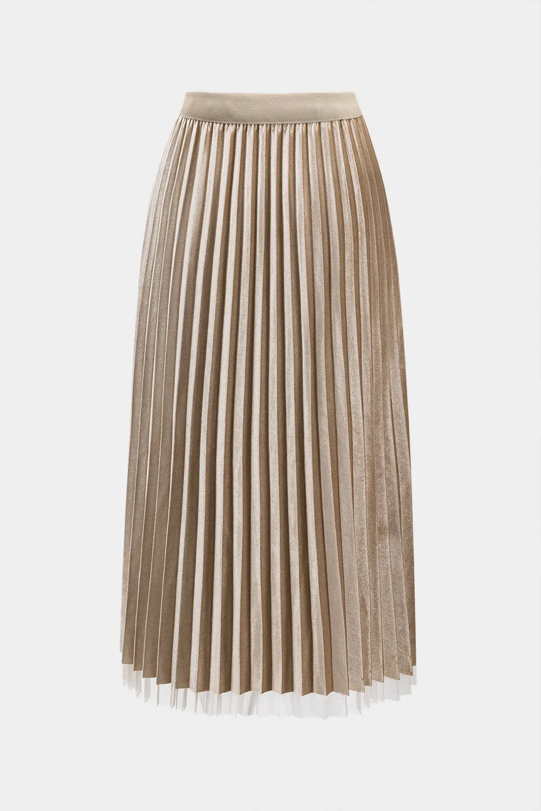 Velvet plisseret nederdel sold by Micas product image thumbnail 2