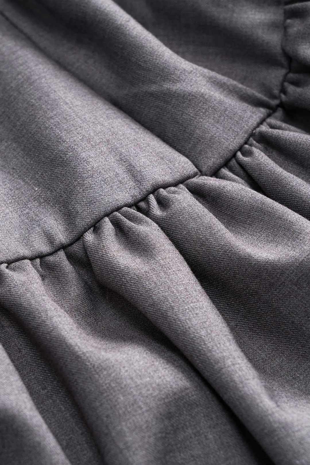 Blonder patchwork binding kortærmet puff hem mini kjole sold by Micas product image thumbnail 3