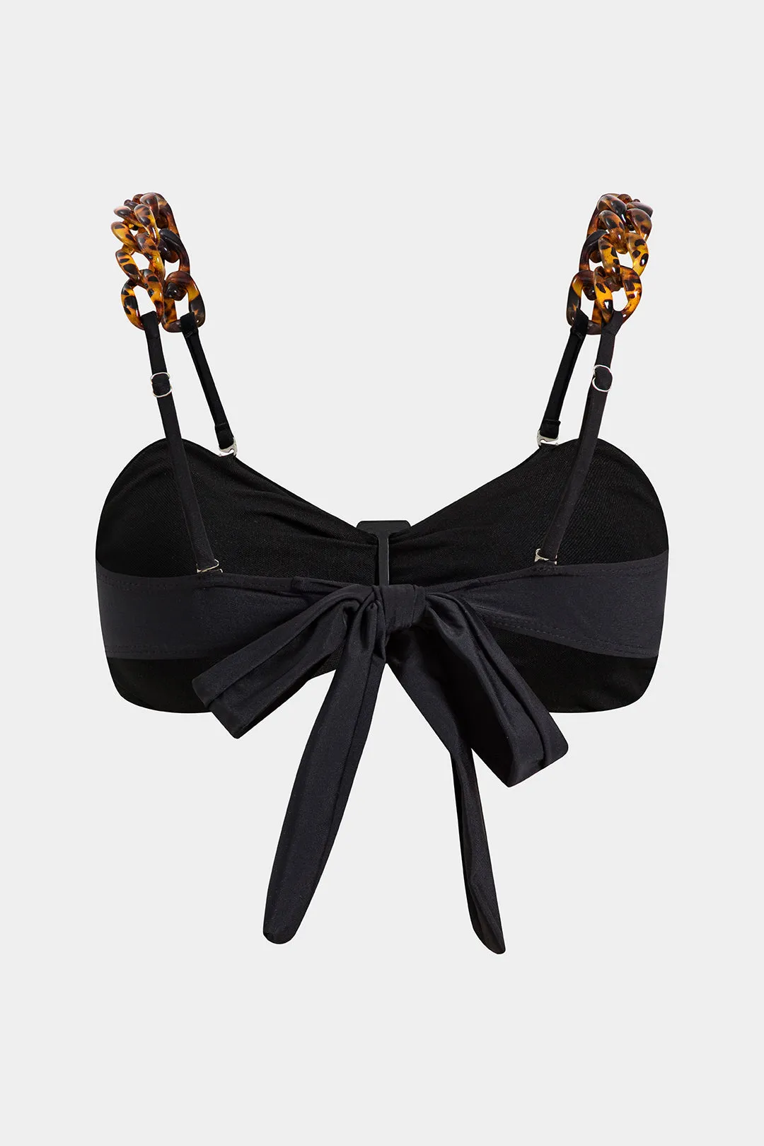 Chiffon Ruched Tie Back Bikini og Butterfly Print Tie Front Cover Up Set sold by Micas product image thumbnail 3