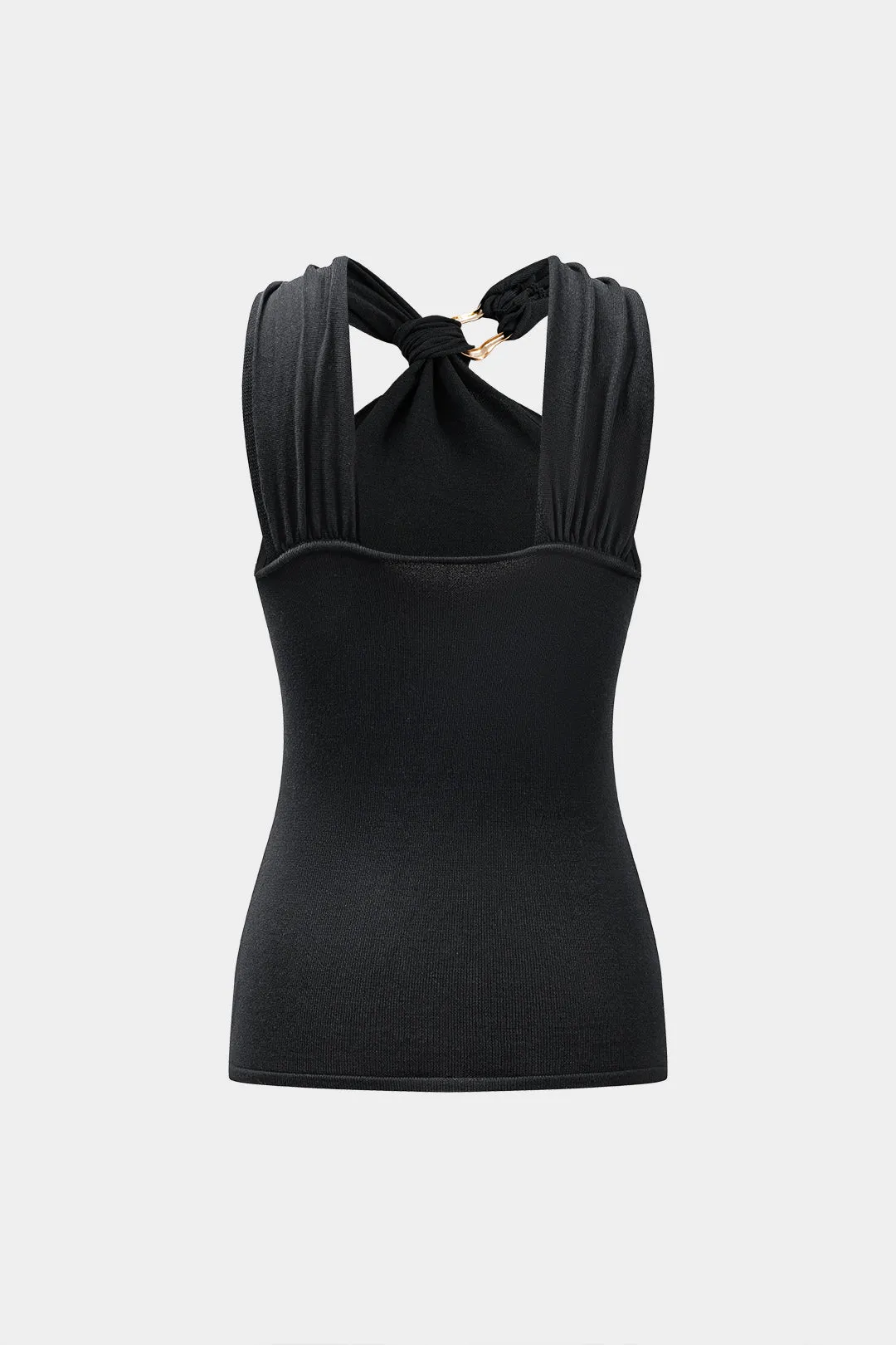 Metallisk ruched cami top sold by Micas product image thumbnail 2