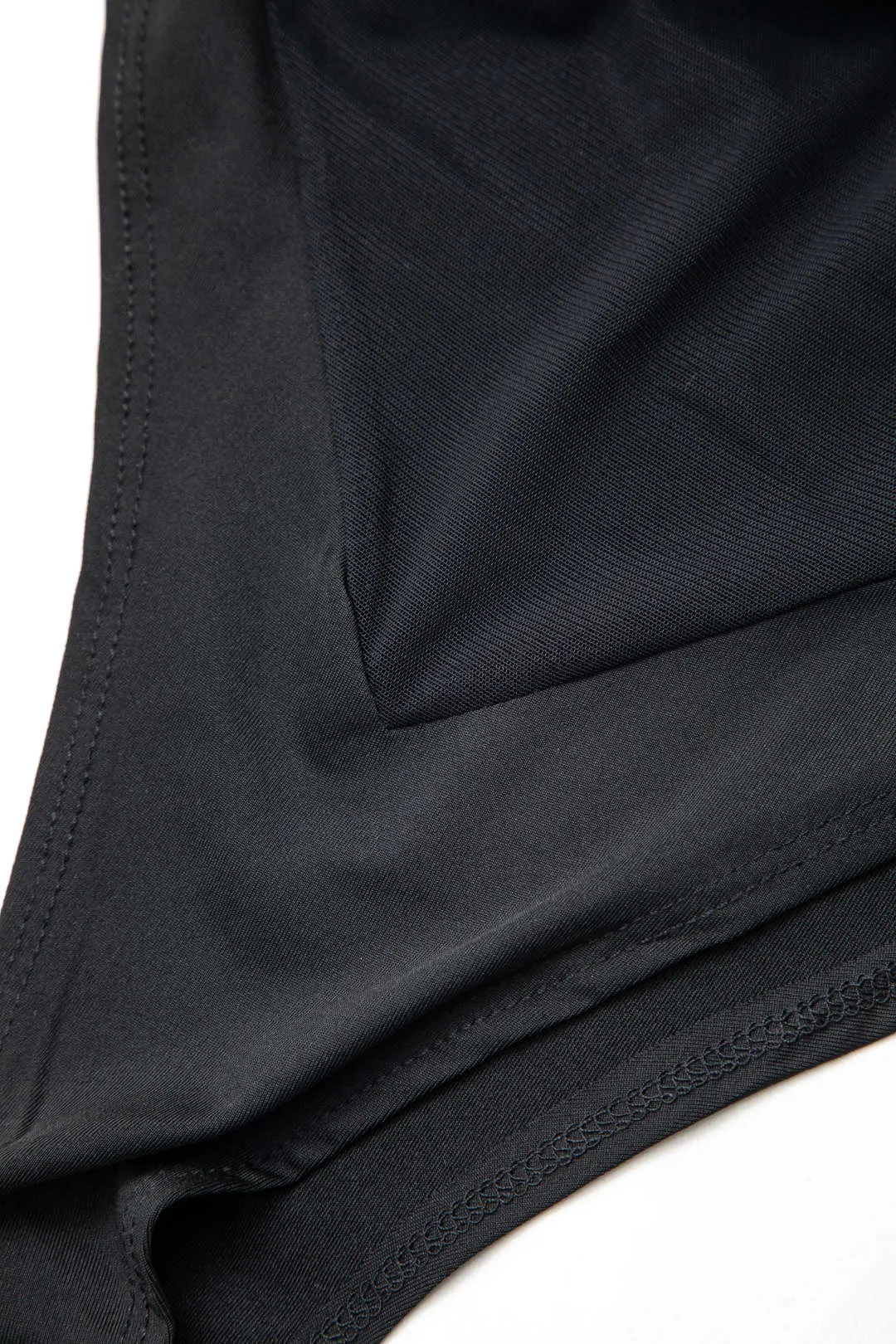 Mesh Sheer Patchwork Backless Tie Up Bodysuit sold by Micas product image thumbnail 3