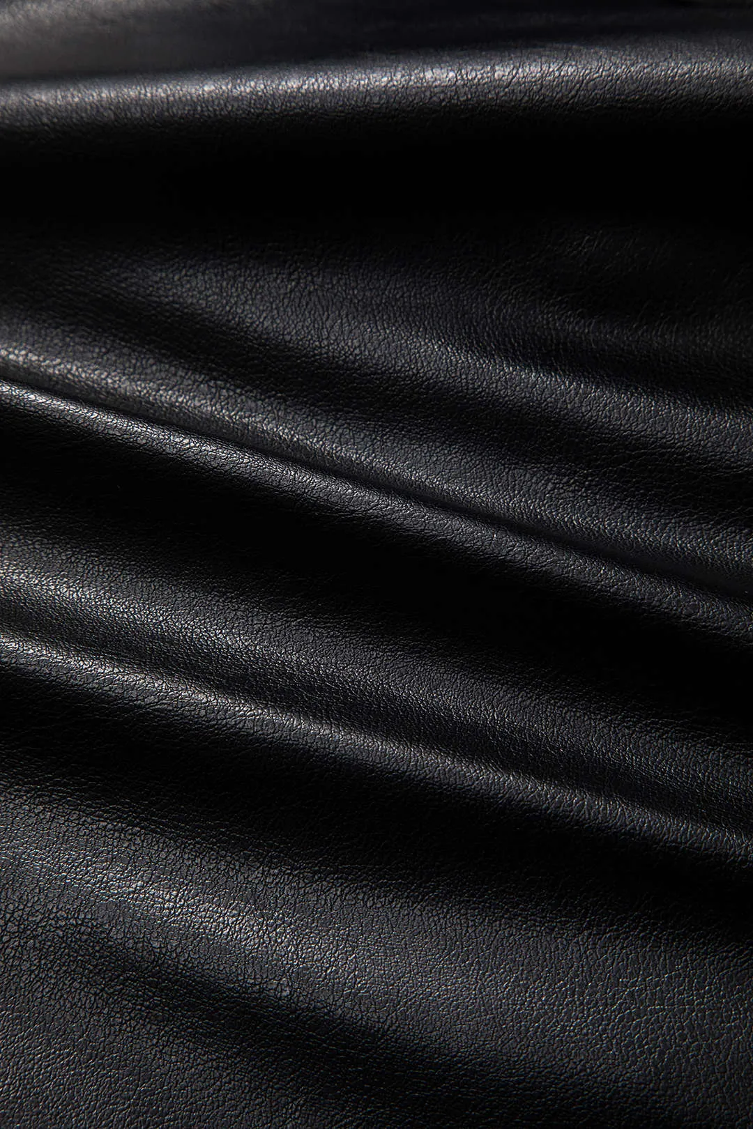 Faux læder lynlås nitter langærmet jakke sold by Micas product image thumbnail 5