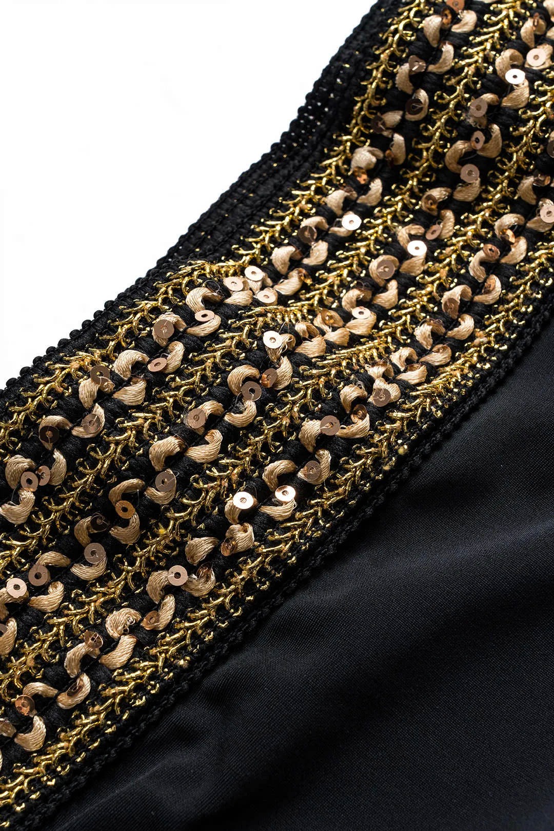 Plus størrelse paljetter patchwork strappy bikini sæt sold by Micas product image thumbnail 3