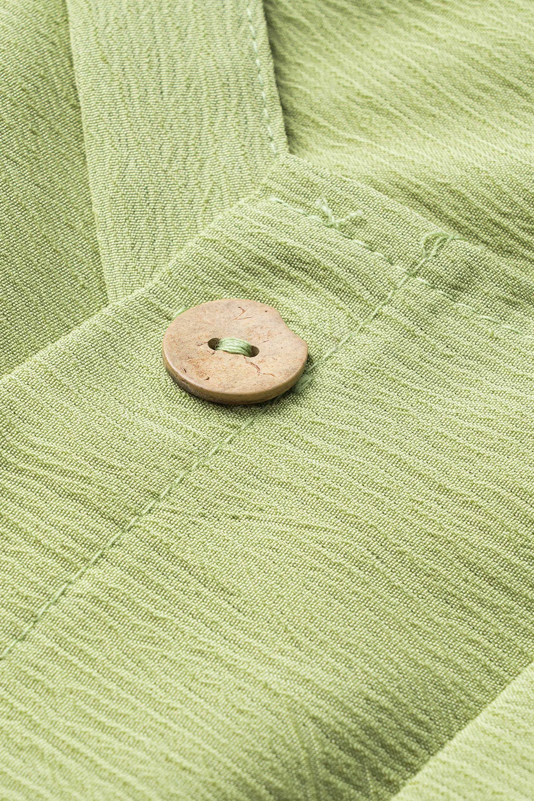 Plus størrelse plisseret knap bred ben slip jumpsuit sold by Micas product image thumbnail 4