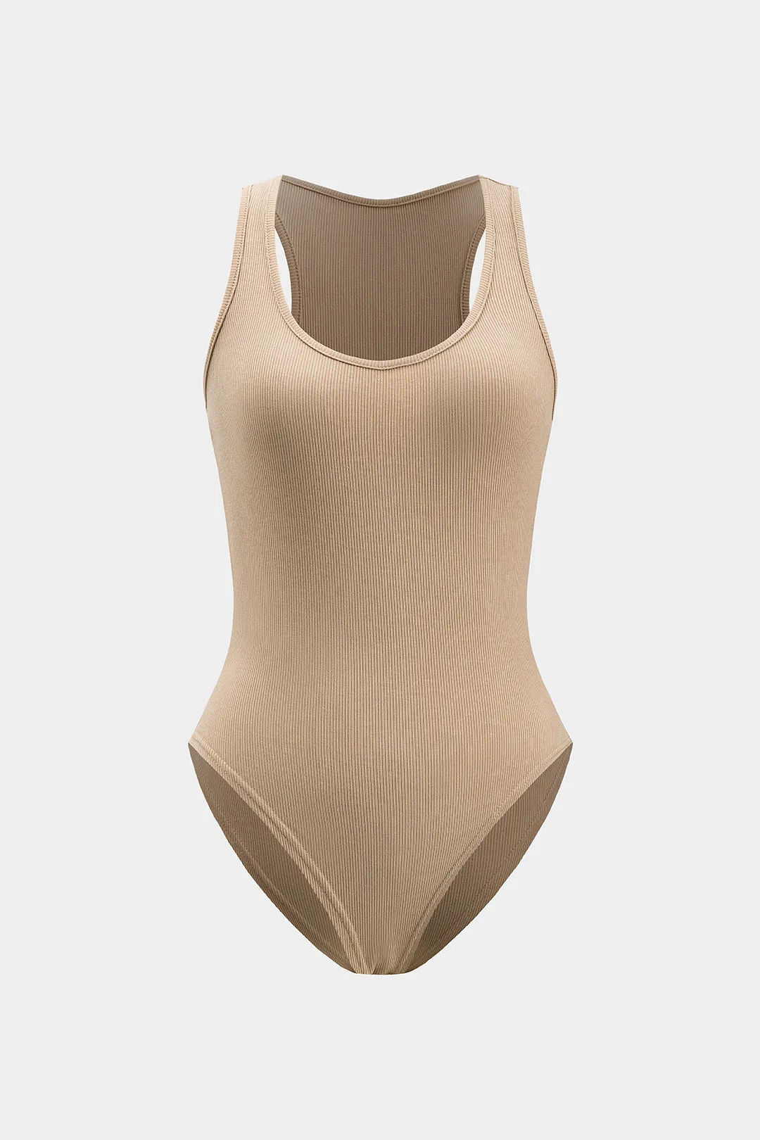 Grundlæggende solid ærmeløs bodysuit sold by Micas