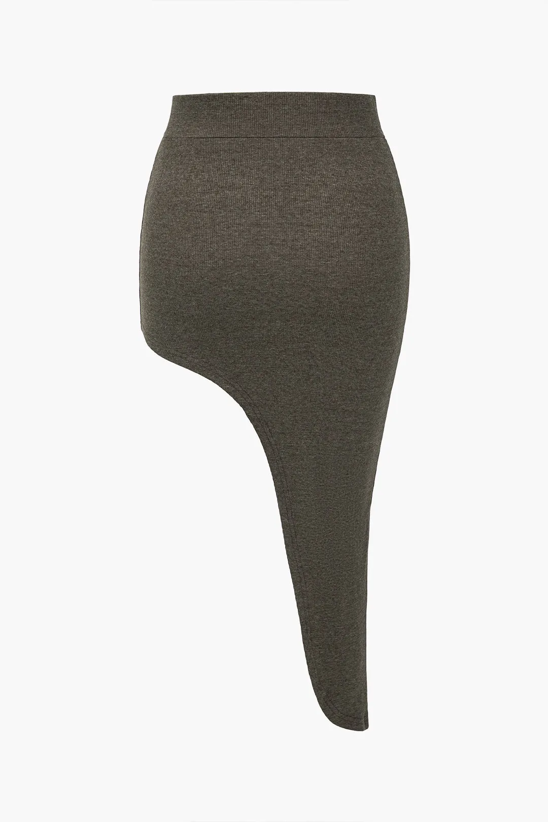 Solid tank top og asymmetrisk nederdel sæt sold by Micas product image thumbnail 5