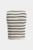 Knit Contrast Stripe Button Vest sold by Micas