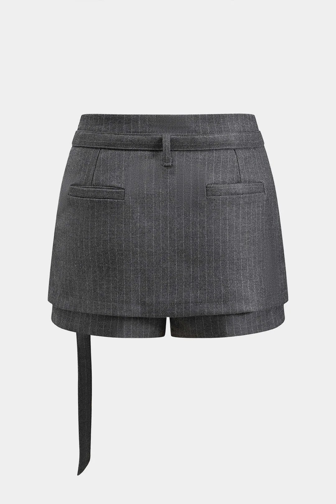 Metallisk bæltet lomme nederdel sold by Micas product image thumbnail 2