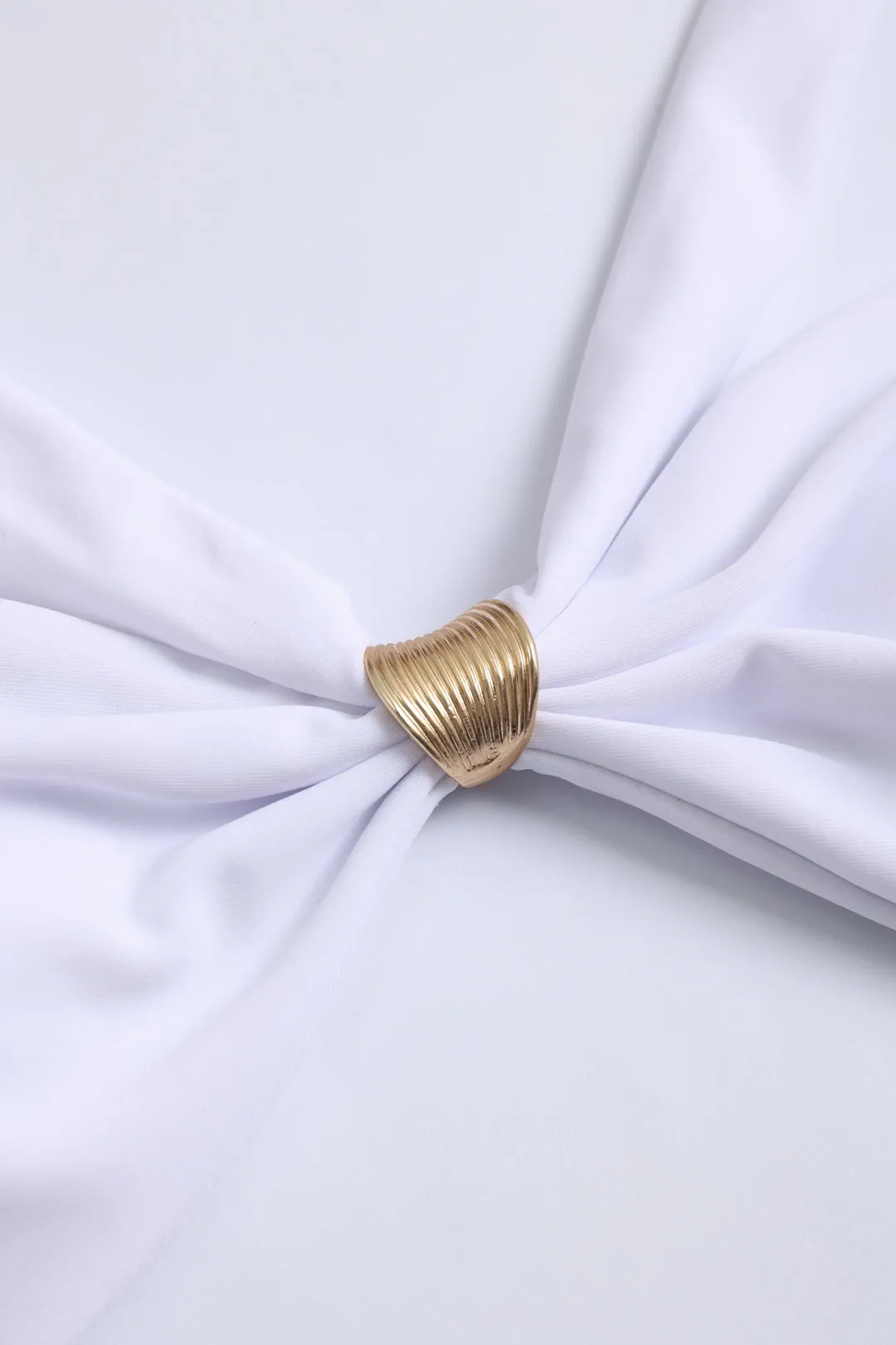 Metallisk Ruched udskåret badedragt i ét stykke sold by Micas product image thumbnail 3