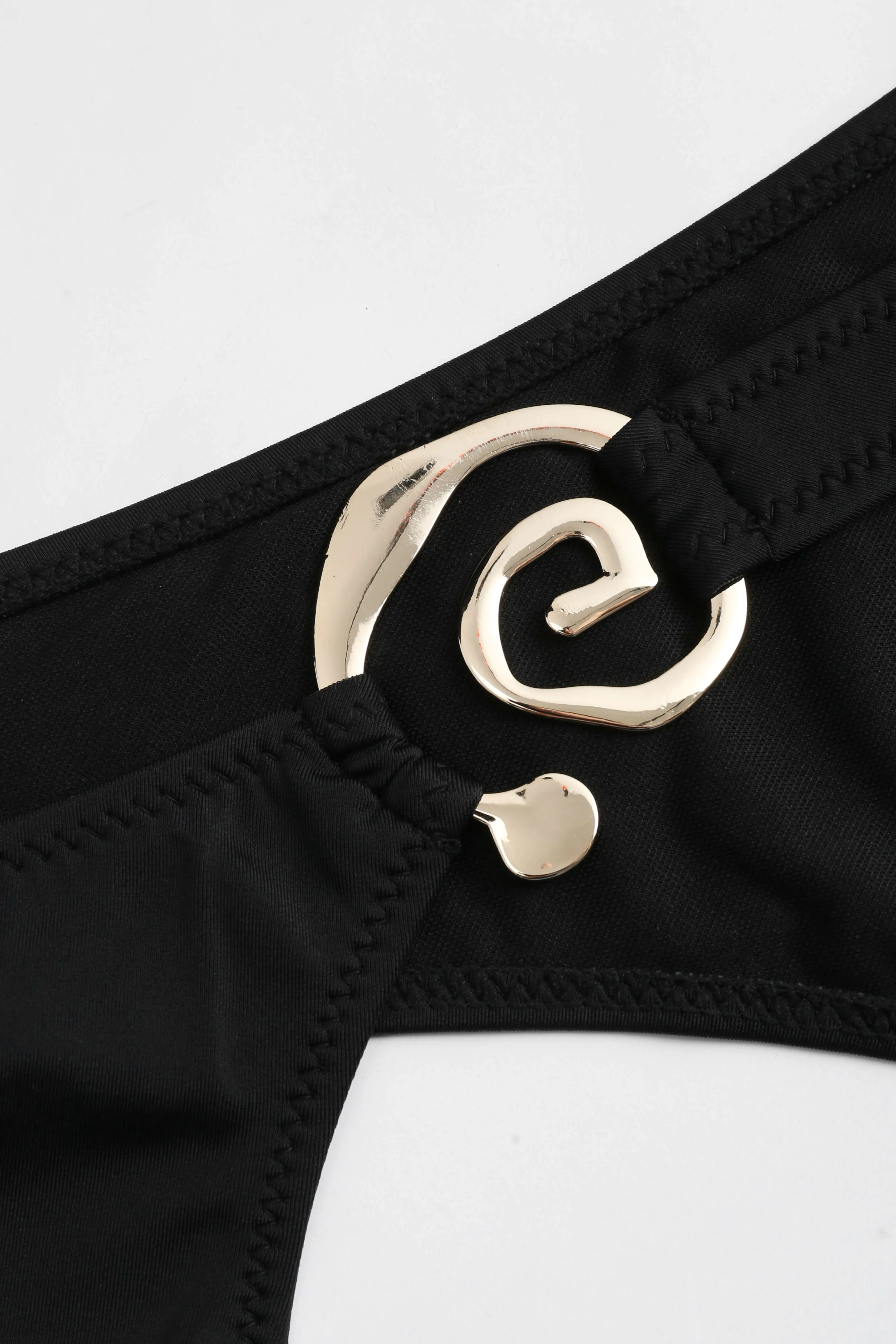 Metallisk Ruched Bikini Set sold by Micas product image thumbnail 3