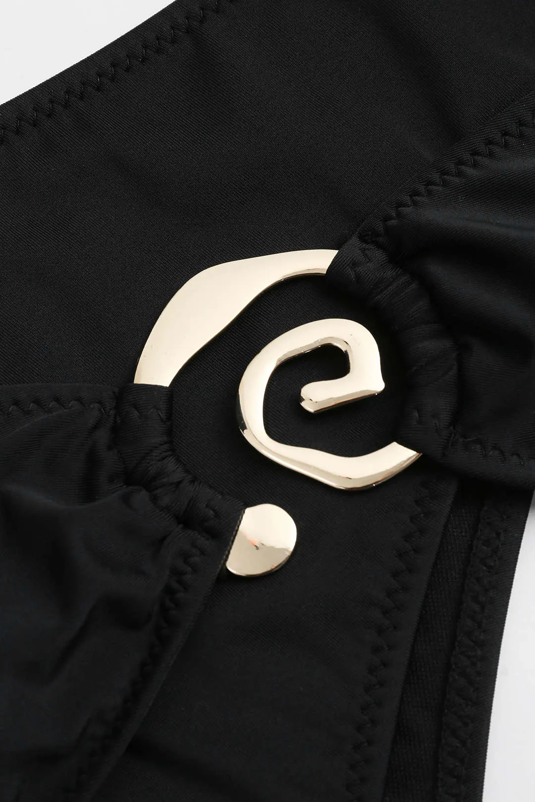 Metallisk Ruched Bikini Set sold by Micas product image thumbnail 4