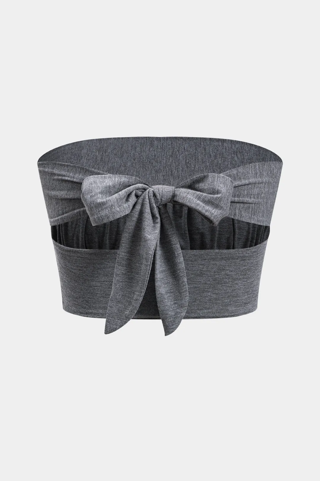 Ruched slips tilbage bagløst rør top og nederdel sæt sold by Micas product image thumbnail 3