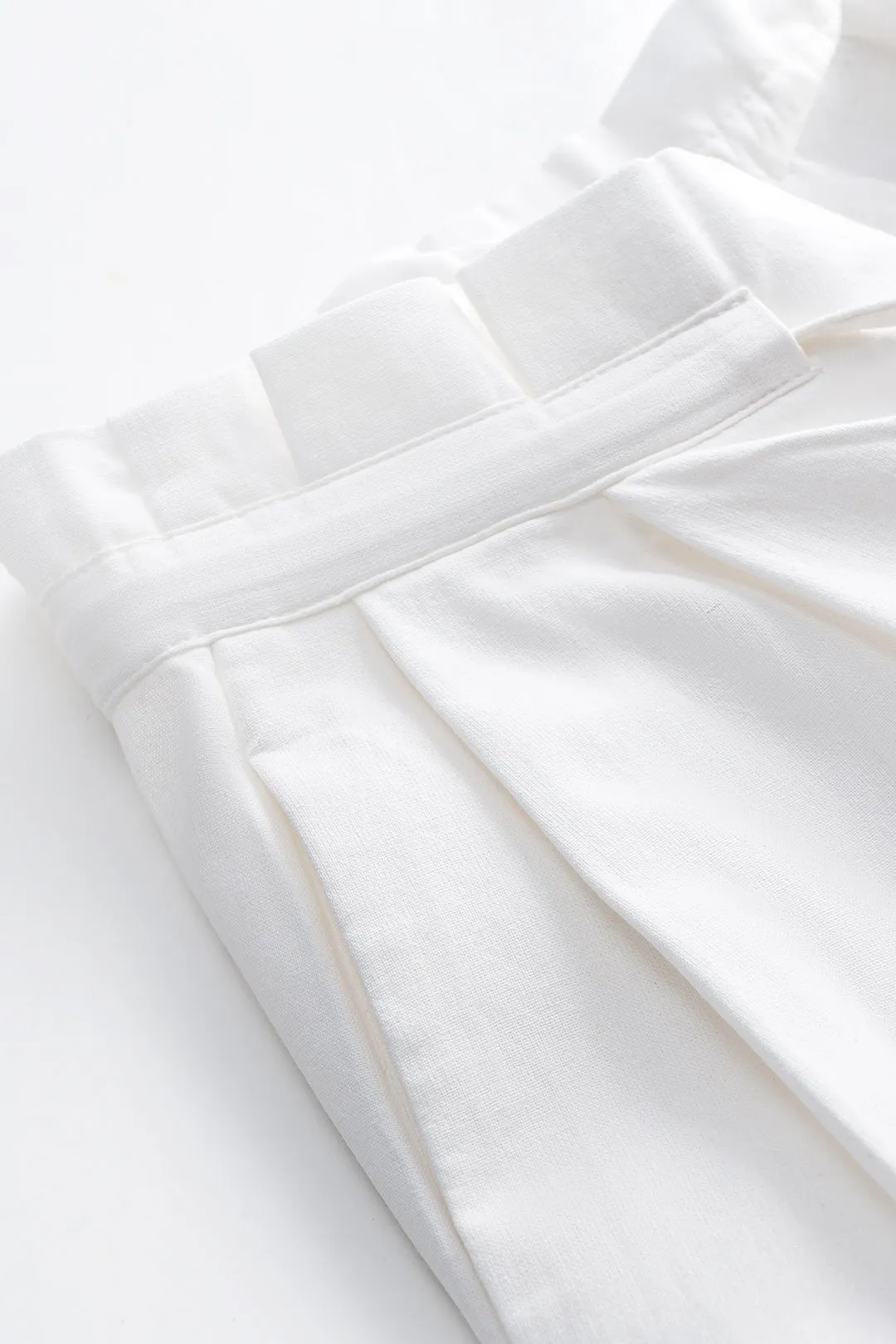 Linned plisseret slips foran shorts sold by Micas product image thumbnail 5