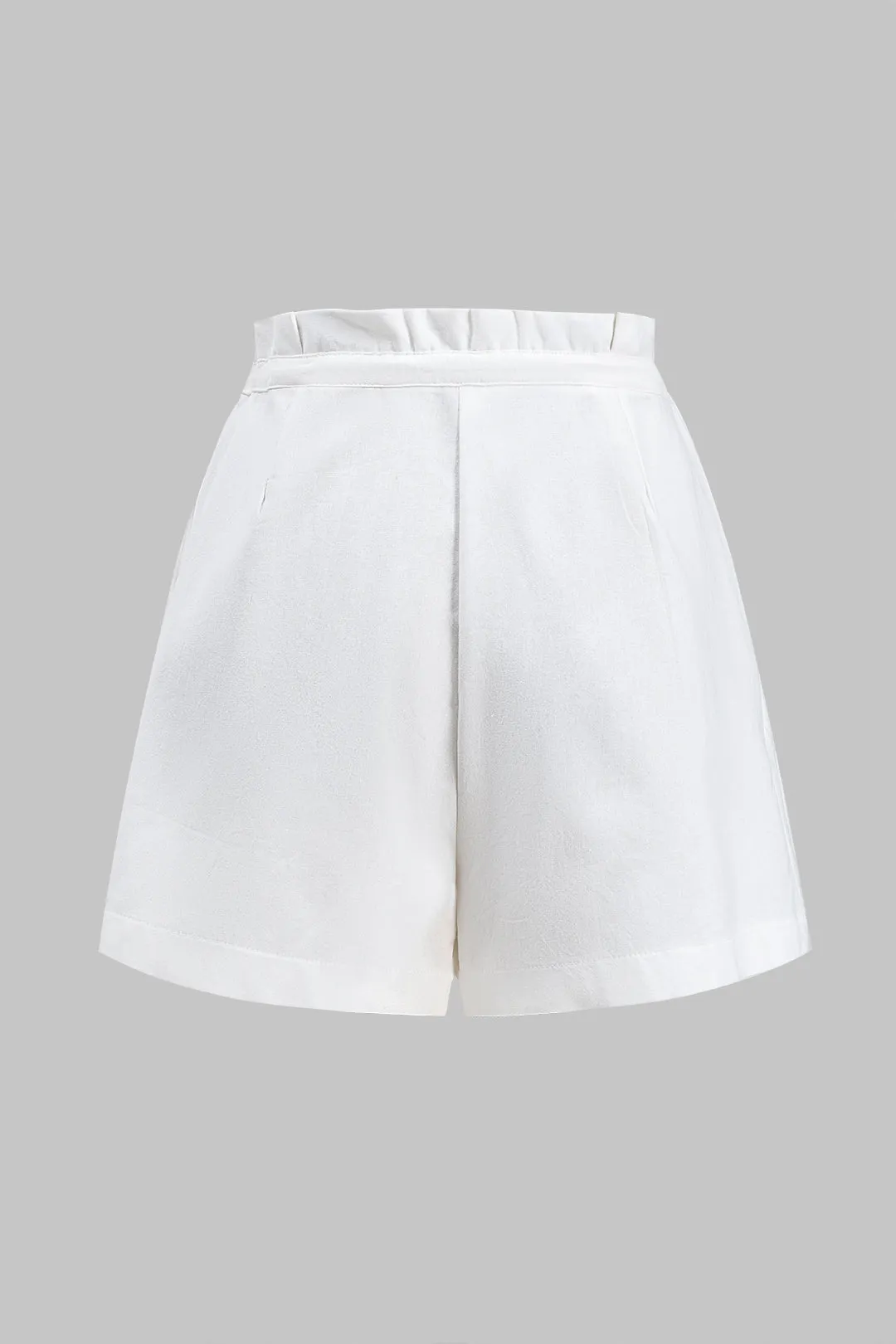 Linned plisseret slips foran shorts sold by Micas product image thumbnail 2