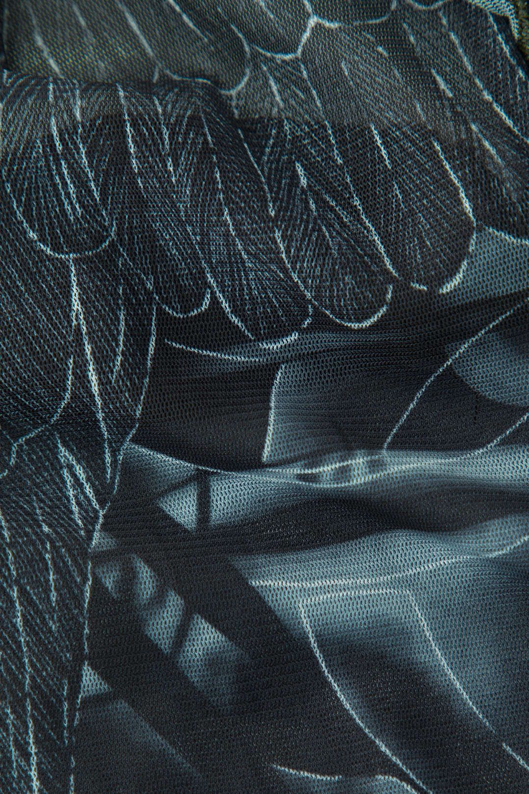 Printed Ruffle Mesh Cami Top sold by Micas product image thumbnail 3