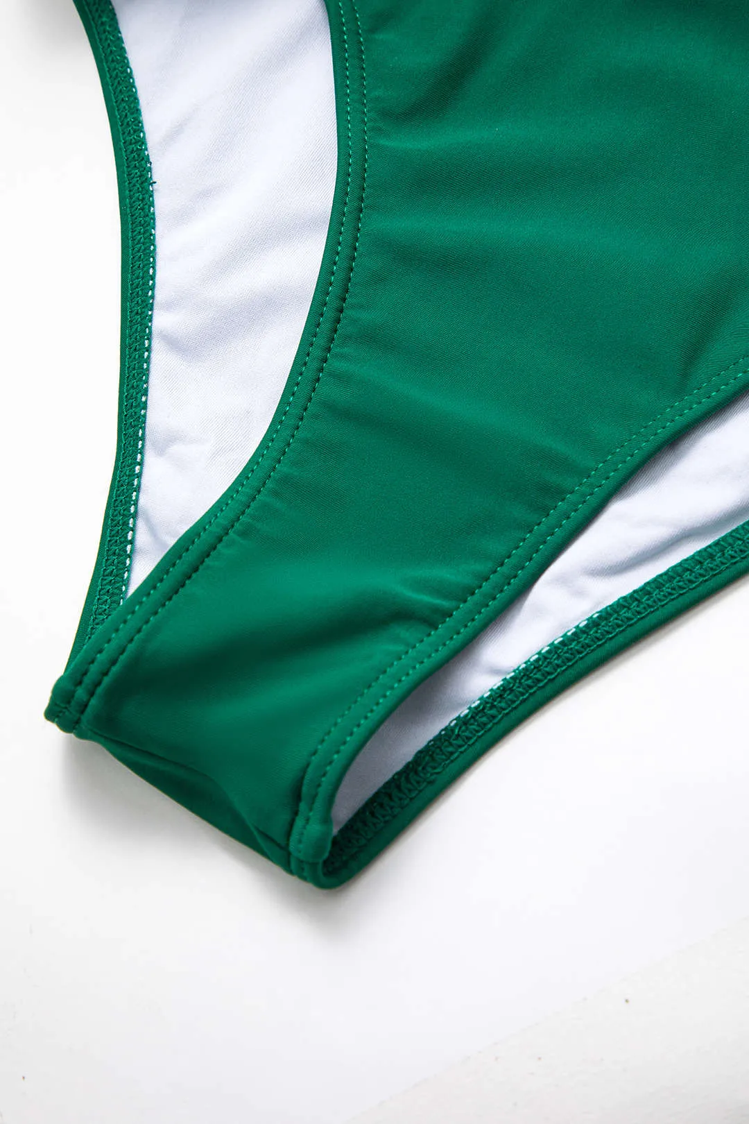 Ruched krydsede stroppet rygfri mave kontrol i ét stykke badedragt sold by Micas product image thumbnail 5