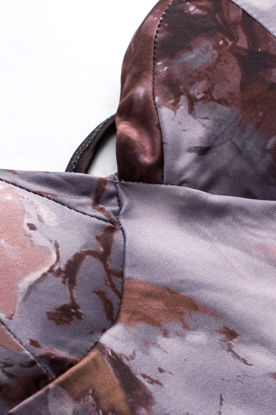 Tie farvestof rygfri stroppet bustier mini kjole sold by Micas product image thumbnail 3