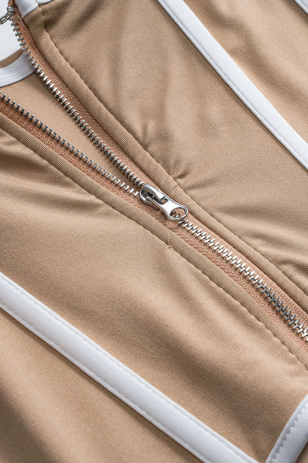 Kontrast lynlås bustier korsetrør top sold by Micas product image thumbnail 5