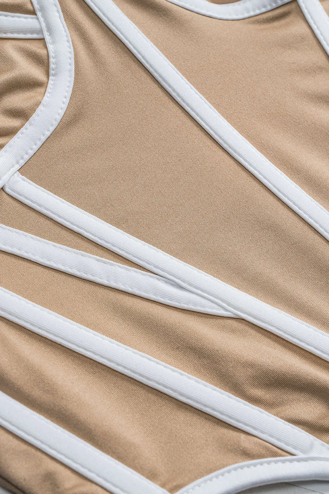 Kontrast lynlås bustier korsetrør top sold by Micas product image thumbnail 3