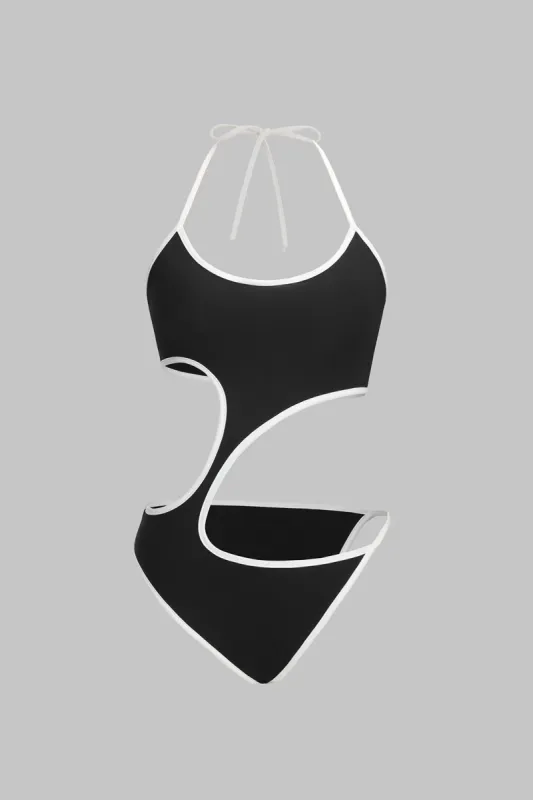 Kontrastknap Bodløs binding af bodysuit sold by Micas