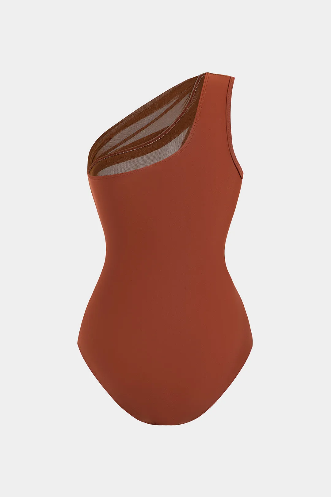 Mesh Ruched Asymmetrical Patchwork Tummy Control Swoverwear og Tiger Print Twist Knot Cover Up Set sold by Micas product image thumbnail 3