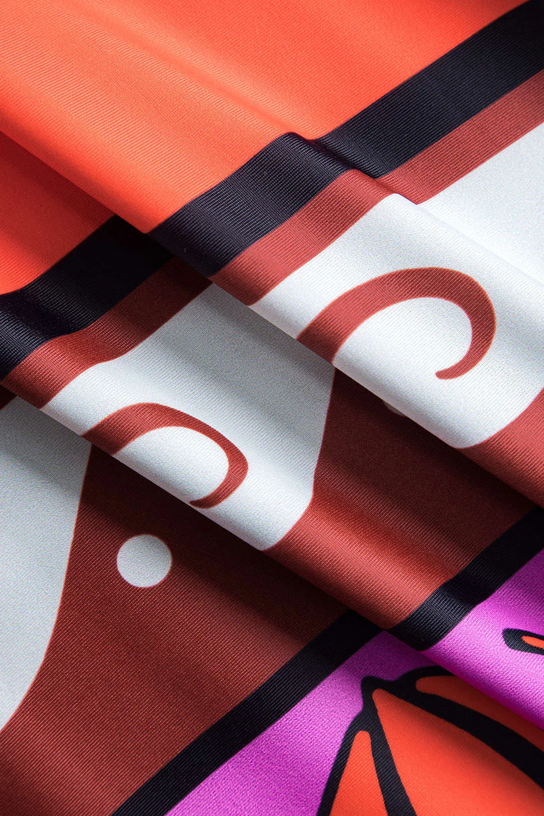 Coconut Palm Print Pleated Slit Cover Up sold by Micas product image thumbnail 4