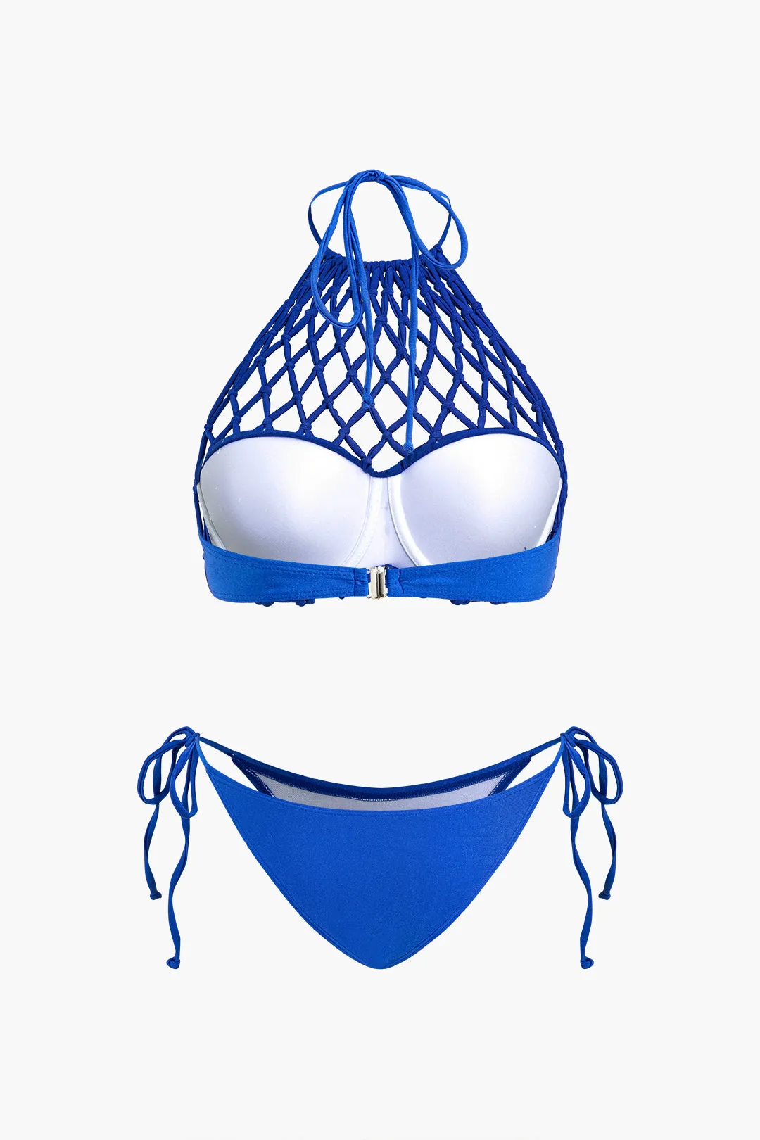RUCHED HOLLOW OUT TIE KNOT BIKINI SET sold by Micas product image thumbnail 2
