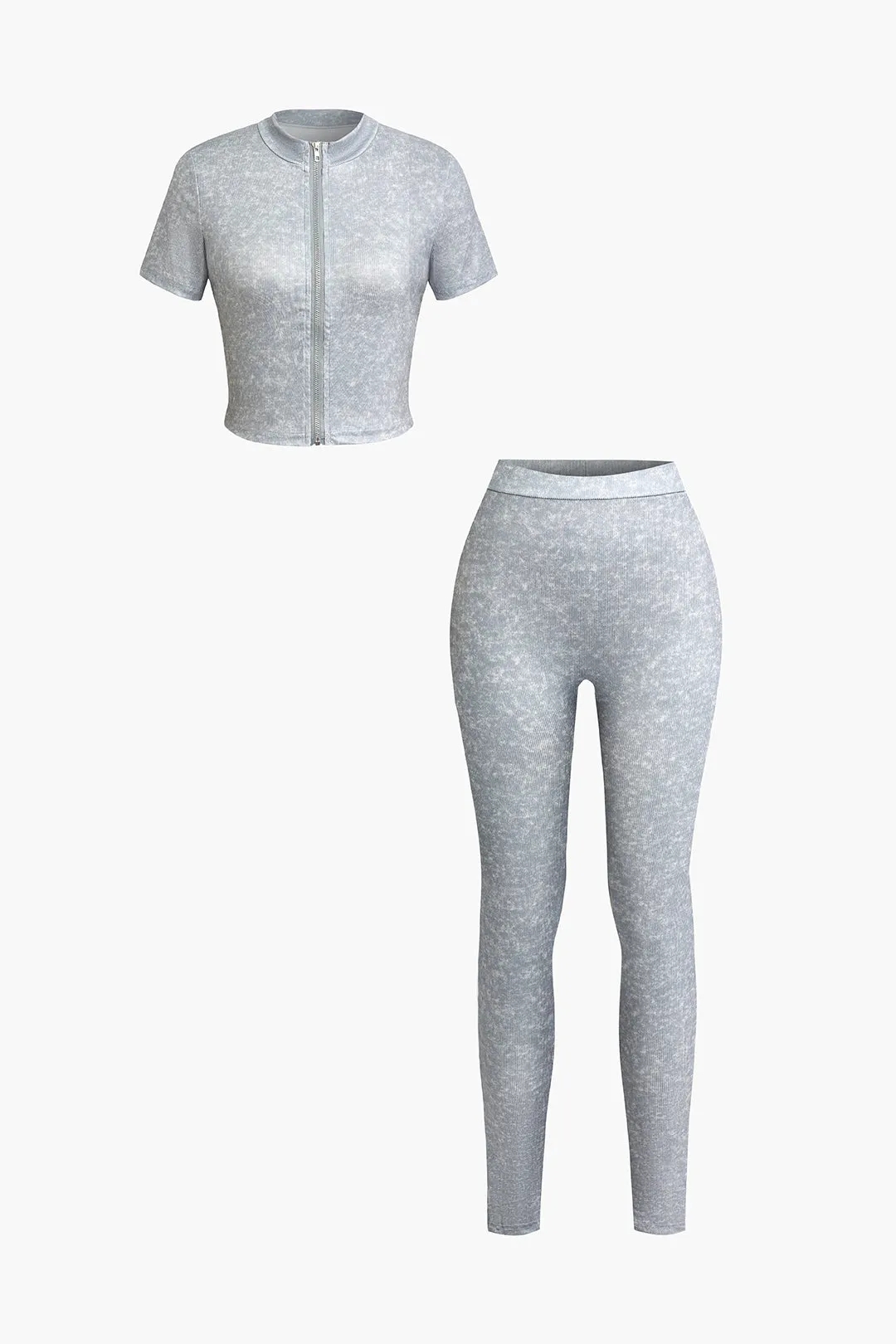 Lynlås kortærmet top og bukser sæt sold by Micas