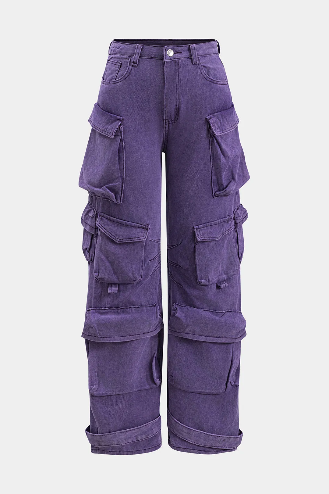 Denim knap klap lomme last jeans sold by Micas