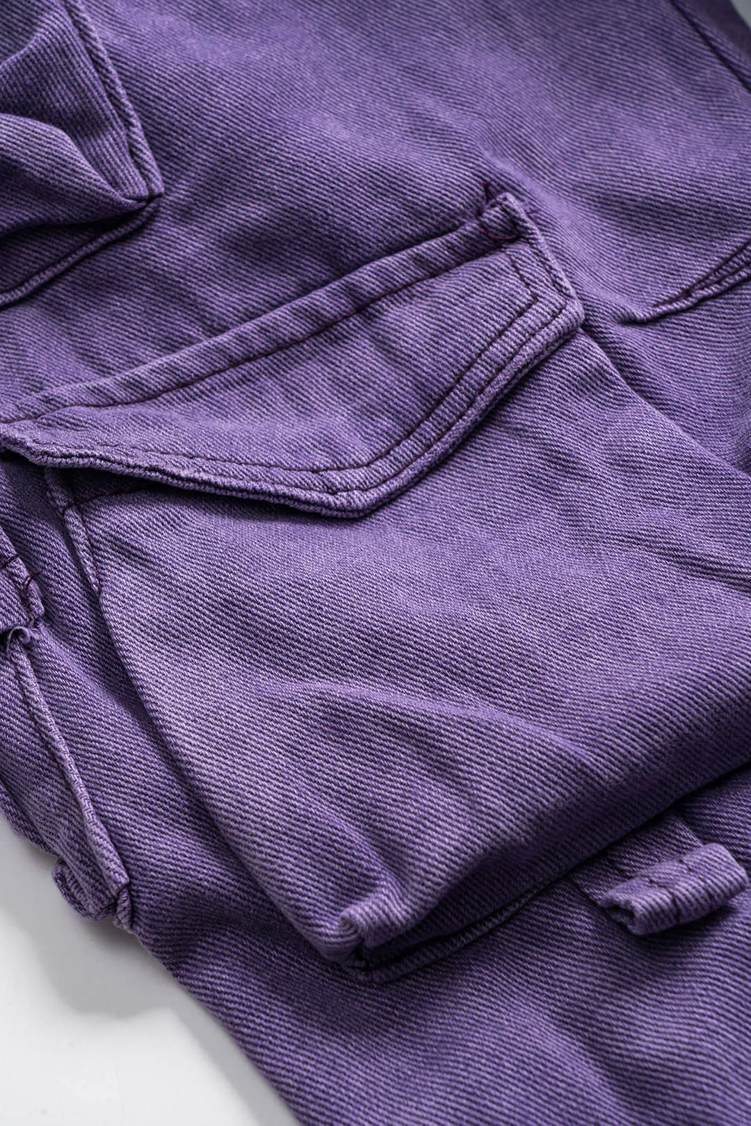 Denim knap klap lomme last jeans sold by Micas product image thumbnail 3