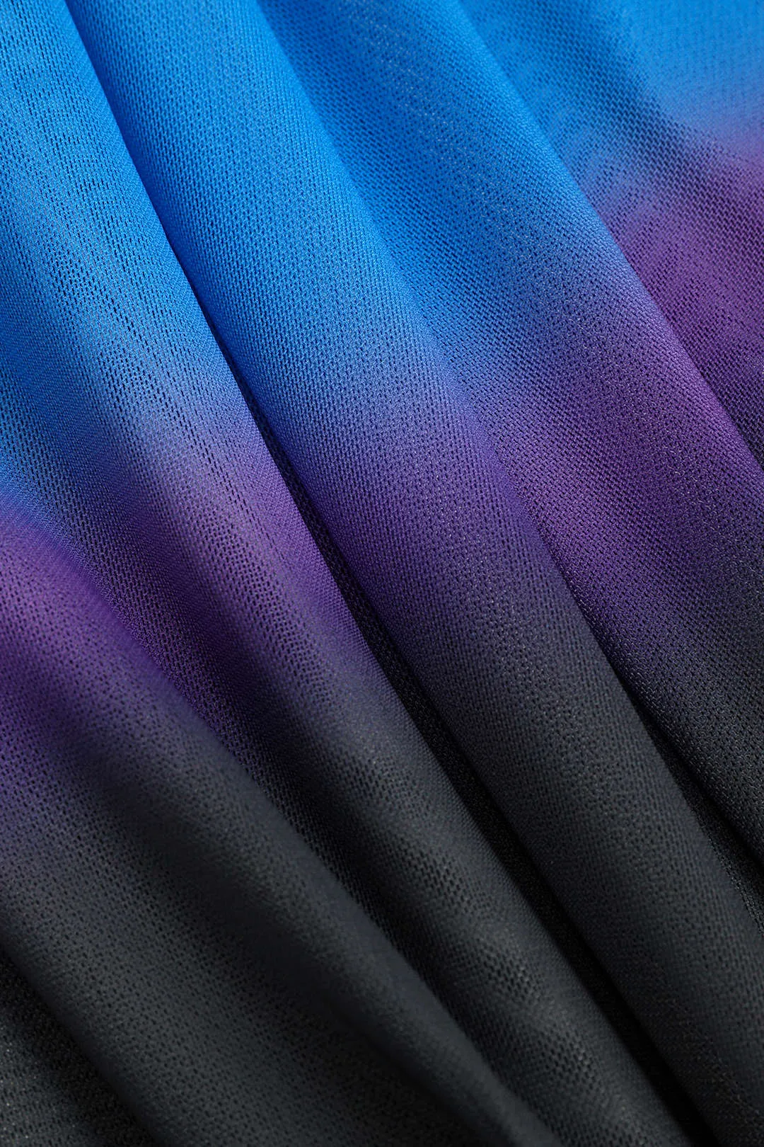 Ombre print ruched rygfri midi kjole sold by Micas product image thumbnail 3