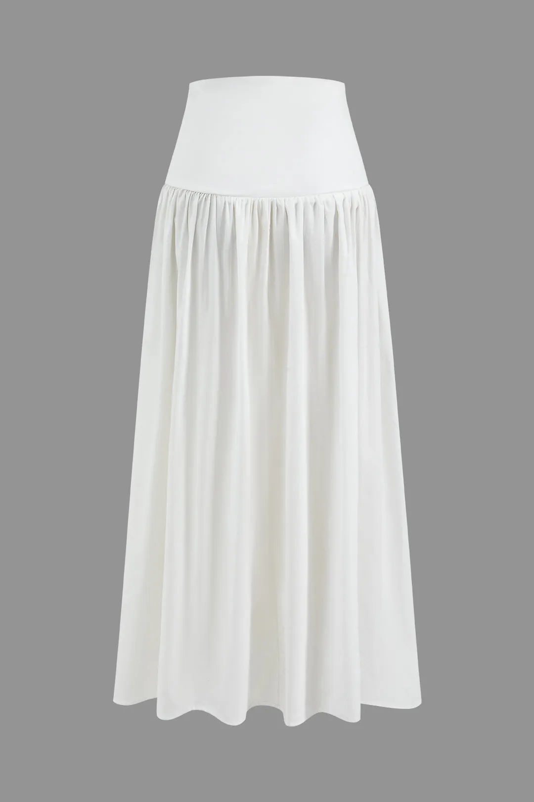 Solid Ruched Midi nederdel sold by Micas product image thumbnail 2