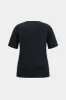 Plus størrelse rhinestone kortærmet t-shirt sold by Micas