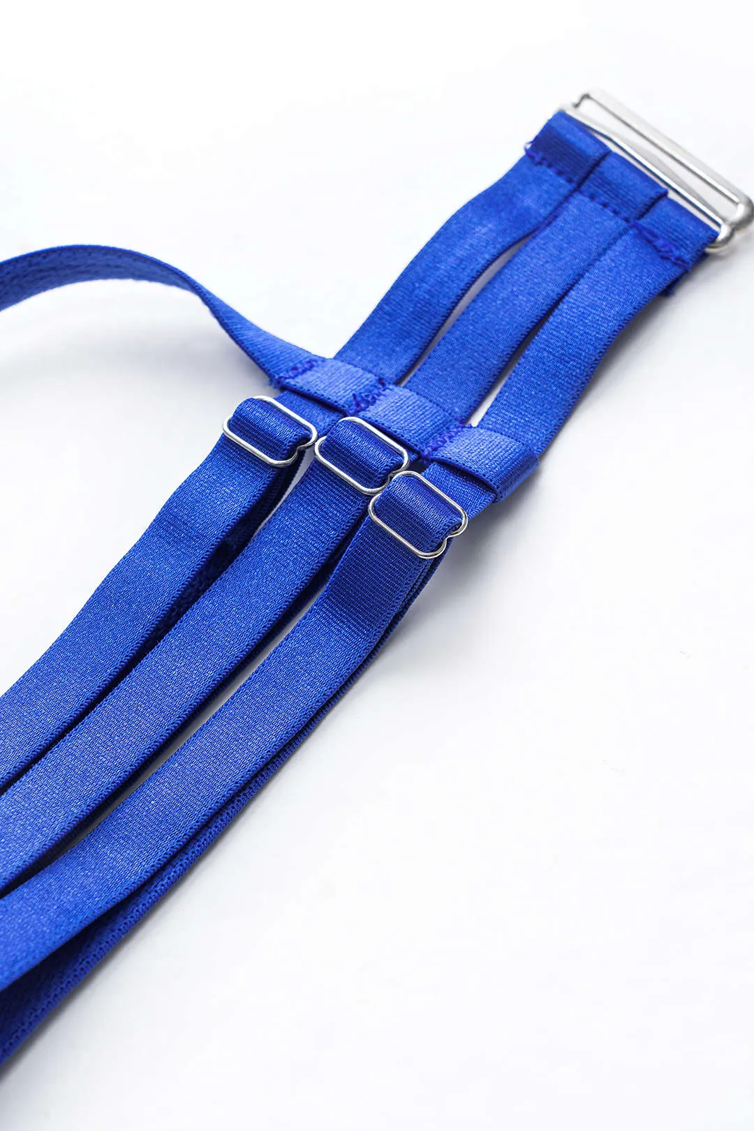 Kontrast Mesh Sheer Patchwork Bustier Lingerie Garter Set sold by Micas product image thumbnail 3