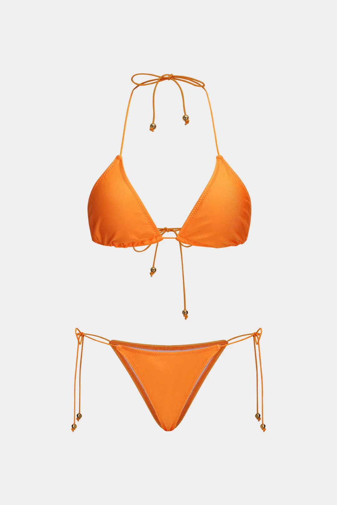 Perle ruched binding bikini sæt sold by Micas