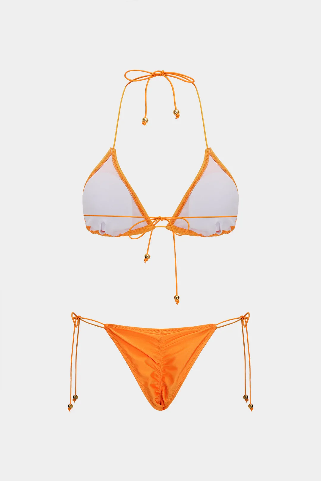 Perle ruched binding bikini sæt sold by Micas product image thumbnail 2