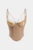 Patchwork slip korset cami top sold by Micas
