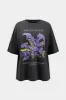 Blomsterprint rund hals kortærmet t-shirt sold by Micas