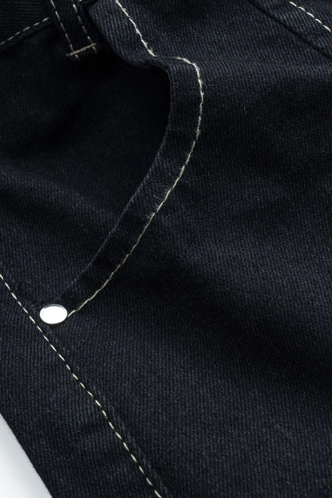 Kontrast syning af brede ben jeans sold by Micas product image thumbnail 3