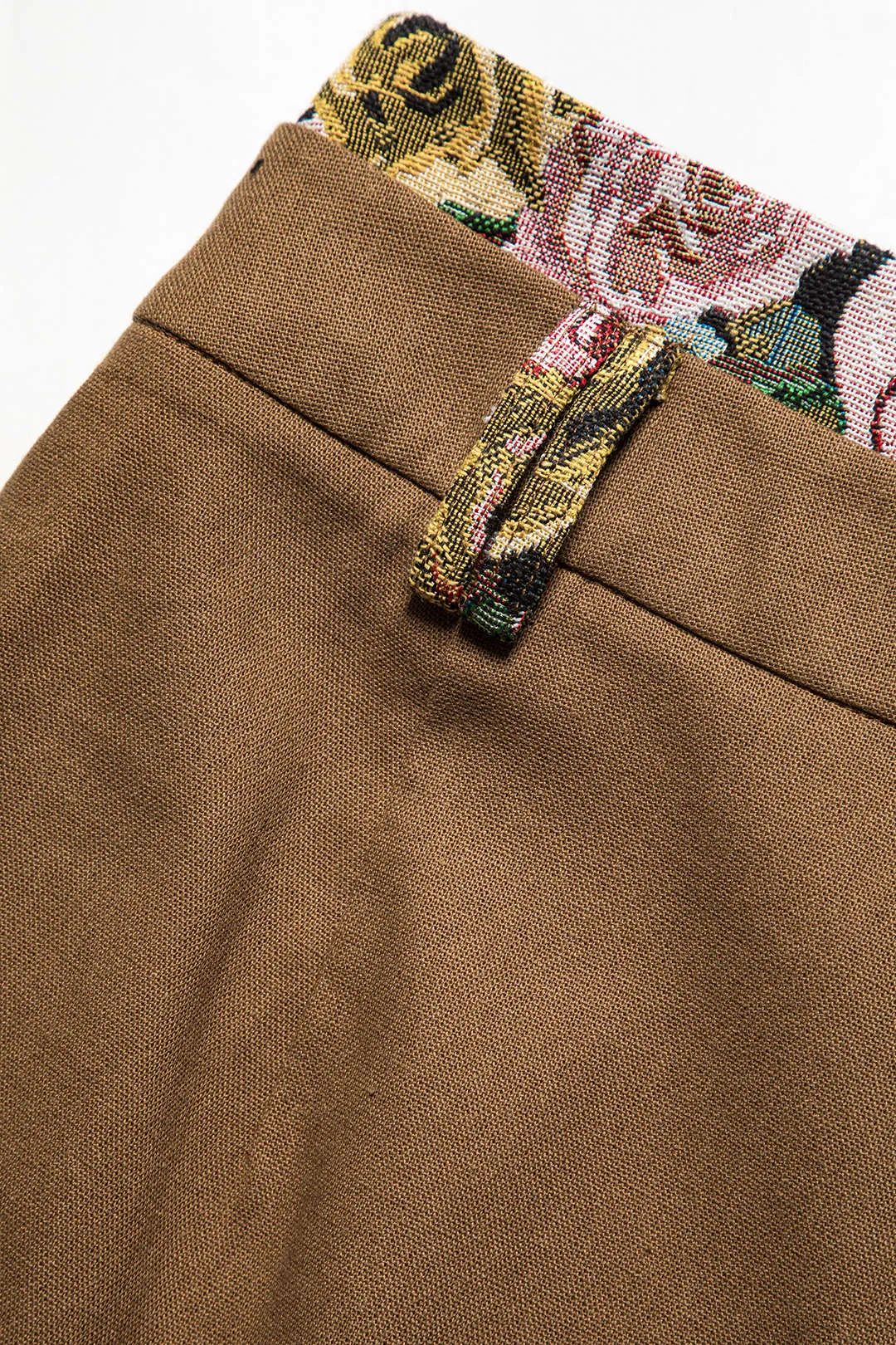 Linen Patchwork Jacquard Trousers sold by Micas product image thumbnail 5