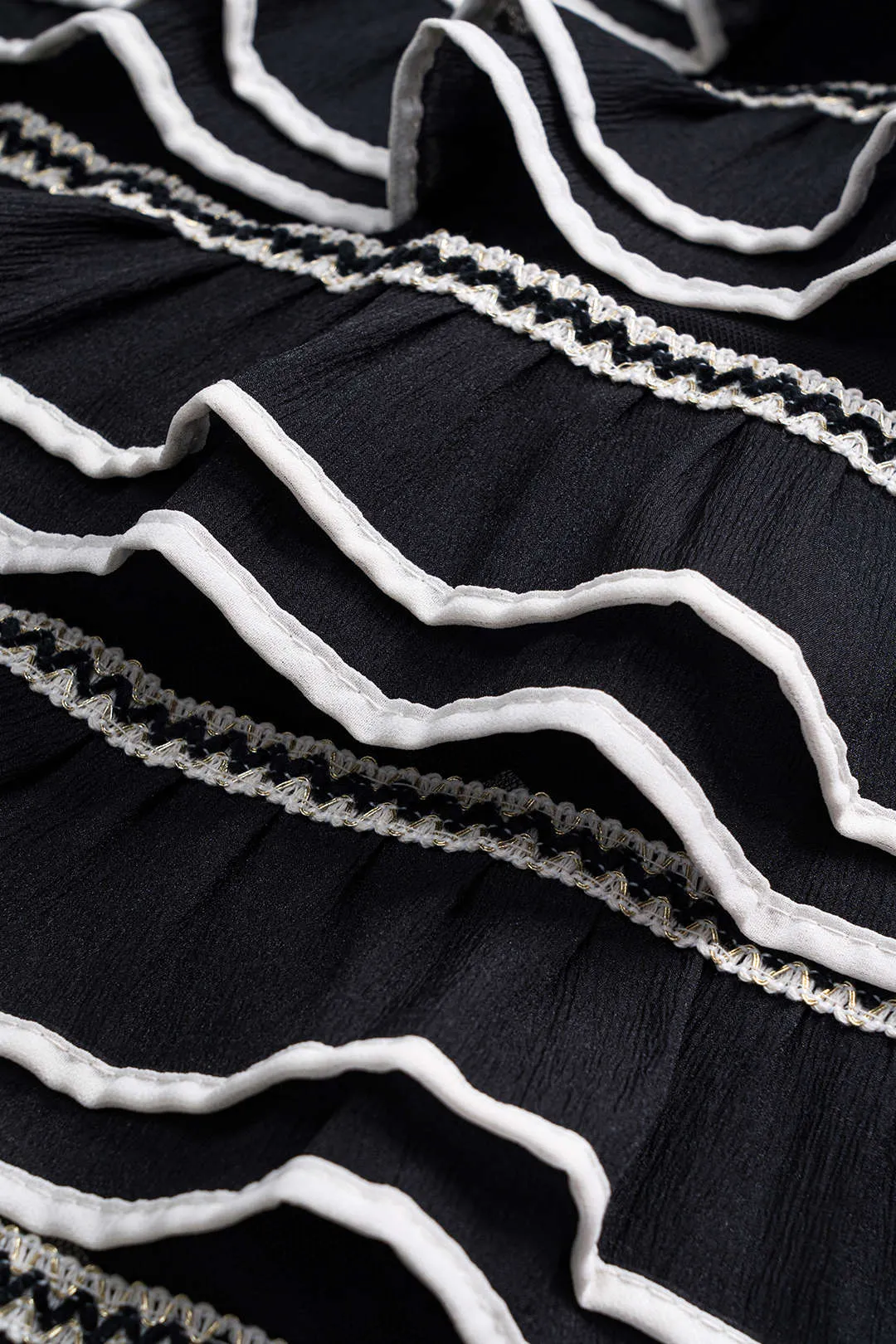 Ruffle patchwork ruffle nederdel sold by Micas product image thumbnail 4