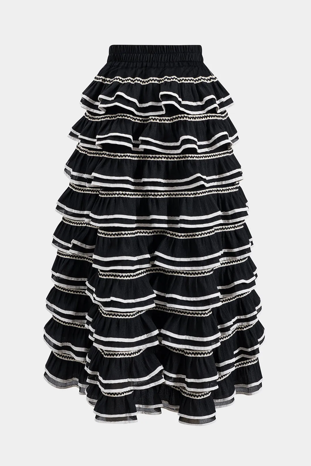 Ruffle patchwork ruffle nederdel sold by Micas product image thumbnail 2