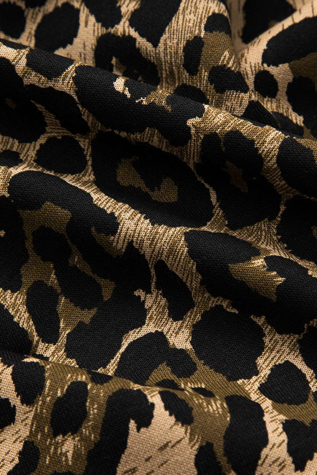 Leopard print denim patchwork slips front lomme brede ben jeans sold by Micas product image thumbnail 5